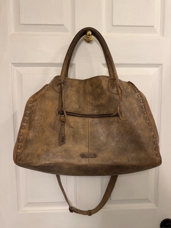 Bed Stu Handbags - Bed Stu Distressed Gray Rockababy Tote